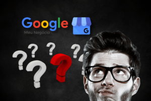 Smartphone exibindo um perfil otimizado de empresa no Google Meu Negócio, com destaque para avaliações e informações de contato, ilustrando a importância de anunciar.
